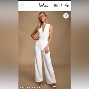 Lulu’s White Jumpsuit